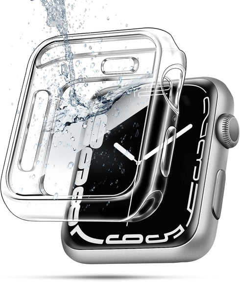 top4cus 38mm Soft TPU Anti-Scratch Cover Case, Lightweight All-Around Screen Protector for Apple Watch Series