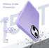 Anqrp Soft Silicone Slim Anti-Scratch Phone Case for iPhone 14 Plus, Support Wireless Charging, 6.7 inch, Purple