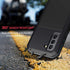 Marrkey Galaxy S21 Plus Case, Heavy Duty Shockproof Tough Armor Aluminum Alloy with Built-in Screen (Black)