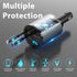Multi Retractable Car Charger, 4 in 1 Fast Charger 100W with 2.6FT Cables for iPhone & Samsung Galaxy Devices