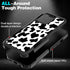 Designed for iPhone 11 Case, Heavy-Duty Slim Shockproof Protective Case for Women Girls, Cute Cow Print 6.1 Inch