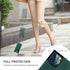 Bocasal Crossbody Wallet Case for iPhone 12 Pro Max, PU Leather Credit Card Holder, Shockproof Detachable Strap, Green