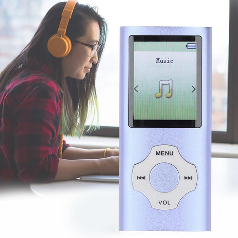 Zunate 128GB MP3 MP4 MP3, 1.8in Player with Bluetooth and WiFi, Portable Lossless Sound HiFi Sound Color Screen
