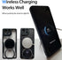ASUS ROG Phone 8/8 Pro (2024) Magnetic Stand Case, 360 Rotatable Ring Kickstand, No-Yellowing Crystal Clear Anti-Slip