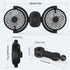 360 3-Speed 5V 2A Hayousui Rechargeable Dual-Head Fan for Car: USB Cooling Backseat Fans for Baby with Rotatable