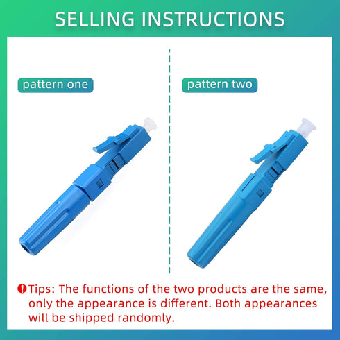 FTTH LC UPC or APC Optical Fiber Cable Quick Connectors LC Fast Connector Adapter Single Mode SM9/125 (5pcs)