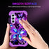 Miqala Case for Galaxy A55 5G/A35 5G, Glow in The Dark Heavy Duty Shockproof Protection - Purple