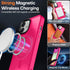 Hot Pink iPhone 11 Case: Shockproof, 13FT Drop Resistant, Translucent Matte, Strong Magnetic, Compatible with MagSafe.