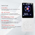 arungo MP3 32GB 1.8 inch 128GB Player with Speaker Earphone Portable Mini White Music Player Support Voice Recorder