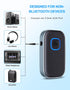 COMSOON Bluetooth AUX Adapter for Car, Noise Reduction Bluetooth Receiver for Music/Hands-Free Calls, Wireless Audio