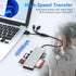 Memory Stick Pro Duo Adapter for iPhone - 5 in 1 XD/TF/MS/CF/SD Card Reader for PC/Android/Lightning Device