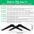 28in 32in 40in 43in 49in 50in 55in 65in Rimous TV Stand Legs for TCL Roku TV Legs Replacement Compatible with TCL Roku