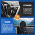 Autorder Car Phone Holder for 2024-2025 Jeep Wrangler JL/Gladiator JT, 12.3-Inch Screen, 360 Degree Rotation