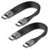 2-Packs Short USB C Cable, (5inch) Thunderbolt 4 USB 4 Cable with 40Gbps Data Transfer 240W PD Fast Charging 8K@60Hz