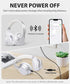 rockpapa E8 Over The Ear Bluetooth Headphones with Microphone for Kids, Foldable Wired/Wireless Headphones, Include