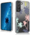 MYBAT PRO Slim Cute Clear Crystal Mood Series Case for Samsung Galaxy S22, 6.1 Inch Pastel Palms Military Grade