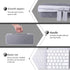 co2CREA Hard Case for Logitech Pebble 2 Combo K380 K380s, Off White, Compatible with Wireless Keyboard and Mouse Combo