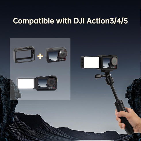Suptig 5 4-3, 750mAh Mini Video Light, Selfie Light for Phone, Laptop, Camera, Gopro, DJI Action pro, DJI Action