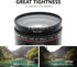 43mm to 62mm Step-up Adapter Rings Filter Adapter - Black Metal Step Down Filter Ring Compatible with All Brands