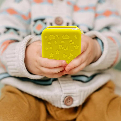 Silicone Shell Cover Case for Yoto Mini Player, Protective Sleeve for Yoto Mini Bluetooth Speaker (Yellow)