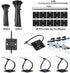 ELII 327 PCS Cable Management Kit, 4 Cable Sleeves, 65 Clips, 25 Straps, 200 Ties for Computer (Black)