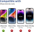 ACANDYA 14 13 14/13 6.1 inch for iPhone Case Wallet iPhone Case Clear with Credit Card Holder ID Card Slot Heavy Duty