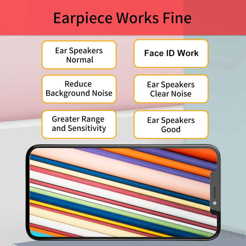 Earpiece Front Speaker Replacement for iPhone 12 and iPhone 12 Pro Repair Assembly