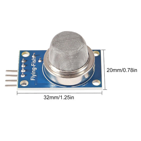 ACEIRMC 5pcs MQ135 MQ-135 ESP8266 MQ135 5V (MQ-135) Air Quality Sensor Hazardous Gas Detection Module for Arduino