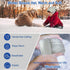 Wireless Beanie Hat with Headphone, Music Hat Winter Cap with Stereo Headset Speaker Microphone (White)