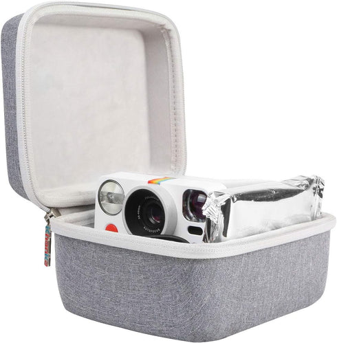 khanka Hard Travel Case for Polaroid Originals Now+/Now I-Type/OneStep 2/OneStep+ Instant Film Camera (White)