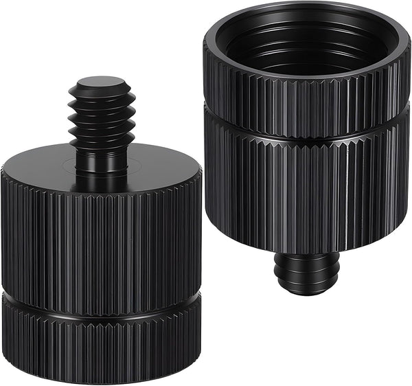 Exircy 2 PCS Tripod Adapter Laser Level Tripod Conversion Adapter 5/8-11 Female to