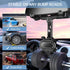 360° Rotatable Rearview Mirror Phone Holder for Car, Retractable Multifunctional Design, Four Corners Fixed Anti-Shake