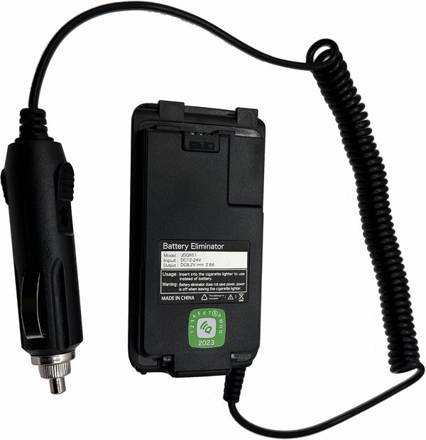 Quansheng 12V/24V Battery Eliminator Car Charger for UV-K5 UV-k5(8) UV-5R Plus Walkie Talkie