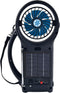 Supersonic SC-1073ERF Solar Power Bluetooth Speaker with FM Radio, LED Torch Light, for Camping and Emergency