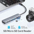 Selore&S-Global 7 1 Port,100W 2 3.0 USB C Hub HDMI Adapter for MacBook Pro/Air, in USBC Dongle with HDMI, microSD/SD