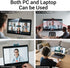 Diccik 2K 1440P Webcam with Microphone, QHD Web Cam for Desktop Computer, Plug and Play USB Computer Camera