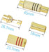PNGKNYOCN RCA Audio Connector, Screws Audio Video AV Stereo Female Jack with Gold Plated Solder Adapter, 4-Pack