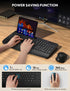 Wireless Keyboard and Mouse Combo, Ergonomic 2.4G Lag-Free Keyboards Mouse Set for Computer, Laptop, PC, Mac