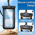 JETech Waterproof Phone Pouch, IPX8 Case for iPhone 15 14 13 12 Pro Max Plus, Samsung Galaxy up to 7.2 Inch