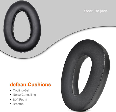PXC550 Ear Pads, Cooling Gel Replacement Cover Cushions for Sennheiser PXC480 PXC 550 PXC 550-II Wireless Headset