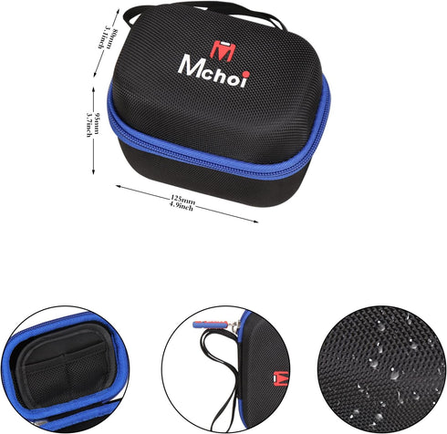 Mchoi Waterproof Hard Carrying Case for Kodak PIXPRO WPZ2, Case Only, Blue