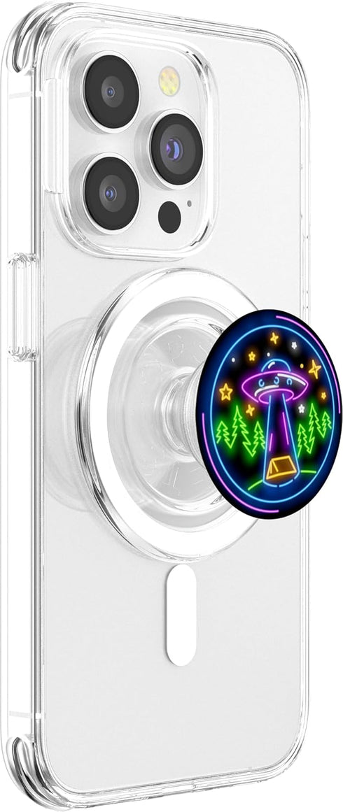Cool Camping Stuff & Gear Alien Abduction PopSockets MagSafe PopGrip for UFO Hunters