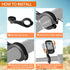 Ravemen AOM01 Out-Front Mount for Garmin Bike Computers & GoPro/FR160 - Fits 31.8mm Handlebars
