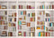 BELECO 5x3ft Fabric White Modern Bookshelf Backdrop Bookcase Photo Backdrops Office Backdrop for