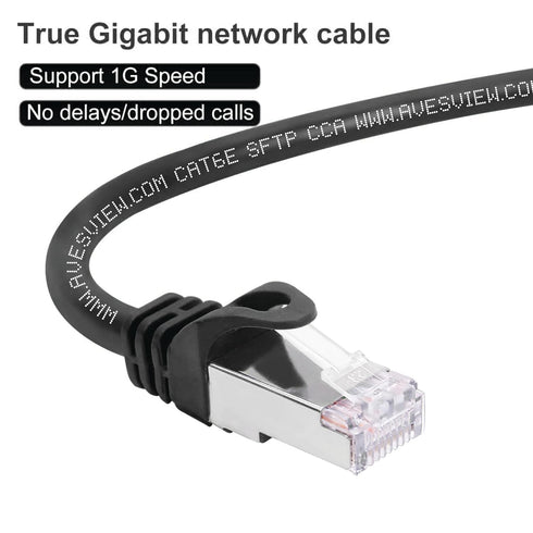 6 100 10Gbps 6 100 CAT Shielded ft Ethernet Cable, Indoor High-Speed (SFTP) Shielded CAT Ethernet Cable ft