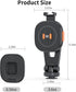 VRIG 1/4" MG-03L Tripod Mount Adapter for iPad, Magnetic Quick-Release Adapter Compatible with Smartphones and Tablets