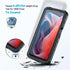 Lanhiem Moto G Play 5G 2024 Case, IP68 Waterproof Dustproof with Built-in Screen Protector, Black