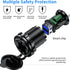 Kewig Quick Charge 3.0 Dual USB Charger Socket, Waterproof 36W, Fast Charge with Touch Switch & Blue LED DIY Kit