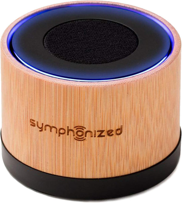 Symphonized NXT Premium Genuine One Piece Solid Hand Carved Bamboo Wood Bluetooth Portable