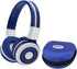 SIMOLIO Kids Bluetooth Headphones, Built-in Microphone, Safe Volume Limited, Foldable, Wireless/Wired for Children